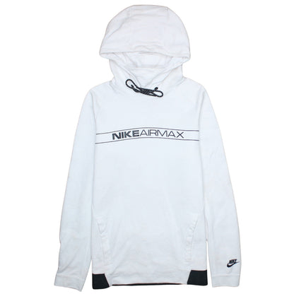 Womens UK Size S Nike White Pullover Hoodie