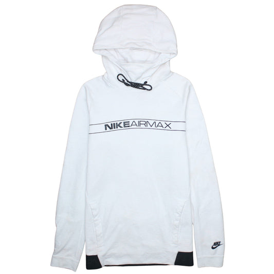 Womens UK Size S Nike White Pullover Hoodie