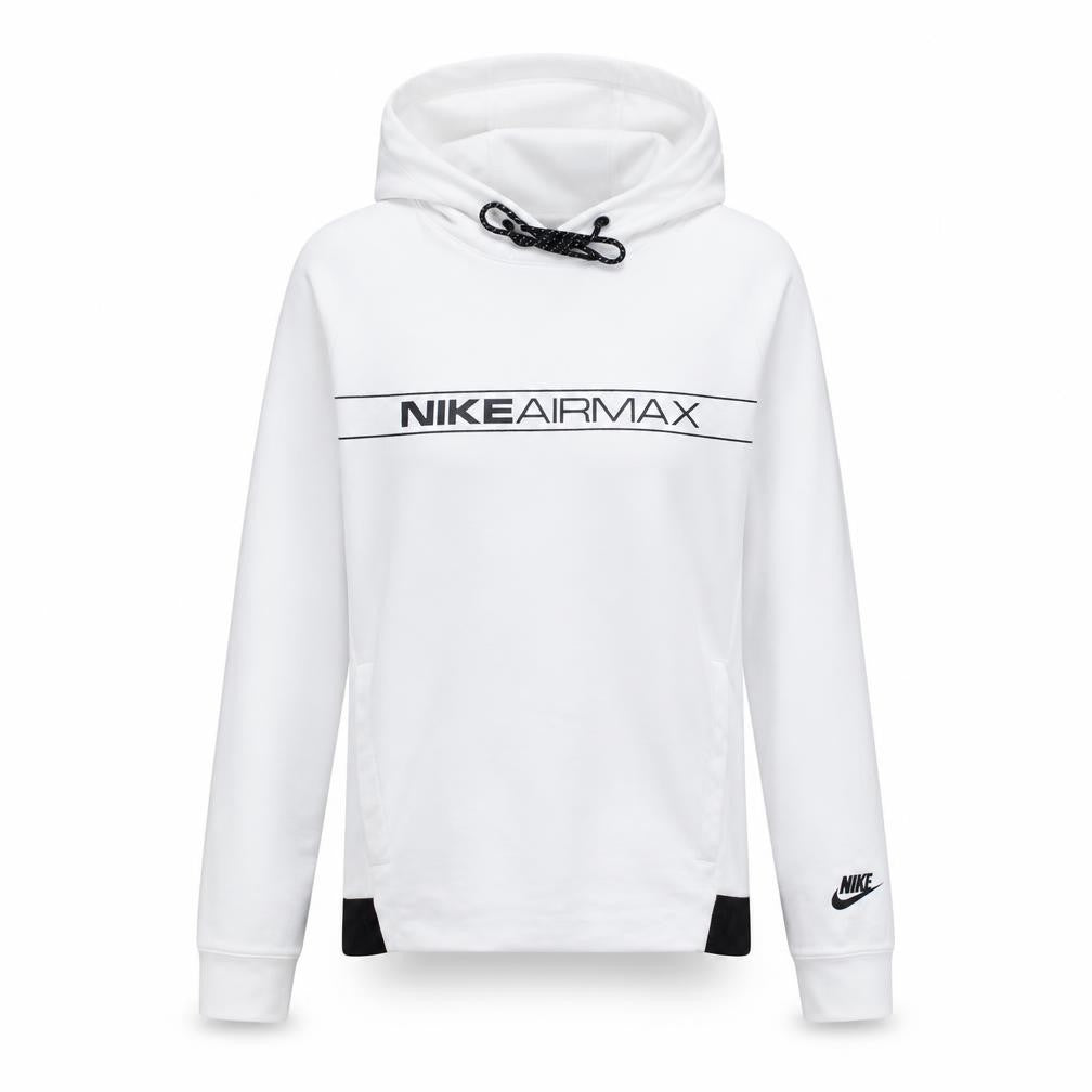 Womens UK Size S Nike White Pullover Hoodie