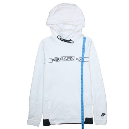 Womens UK Size S Nike White Pullover Hoodie