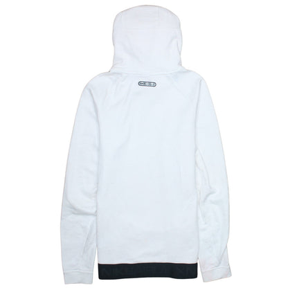 Womens UK Size S Nike White Pullover Hoodie