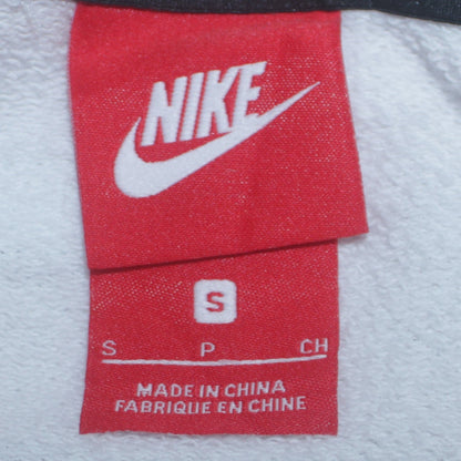 Womens UK Size S Nike White Pullover Hoodie
