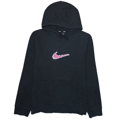 Womens UK Size M Nike Black Pullover Hoodie