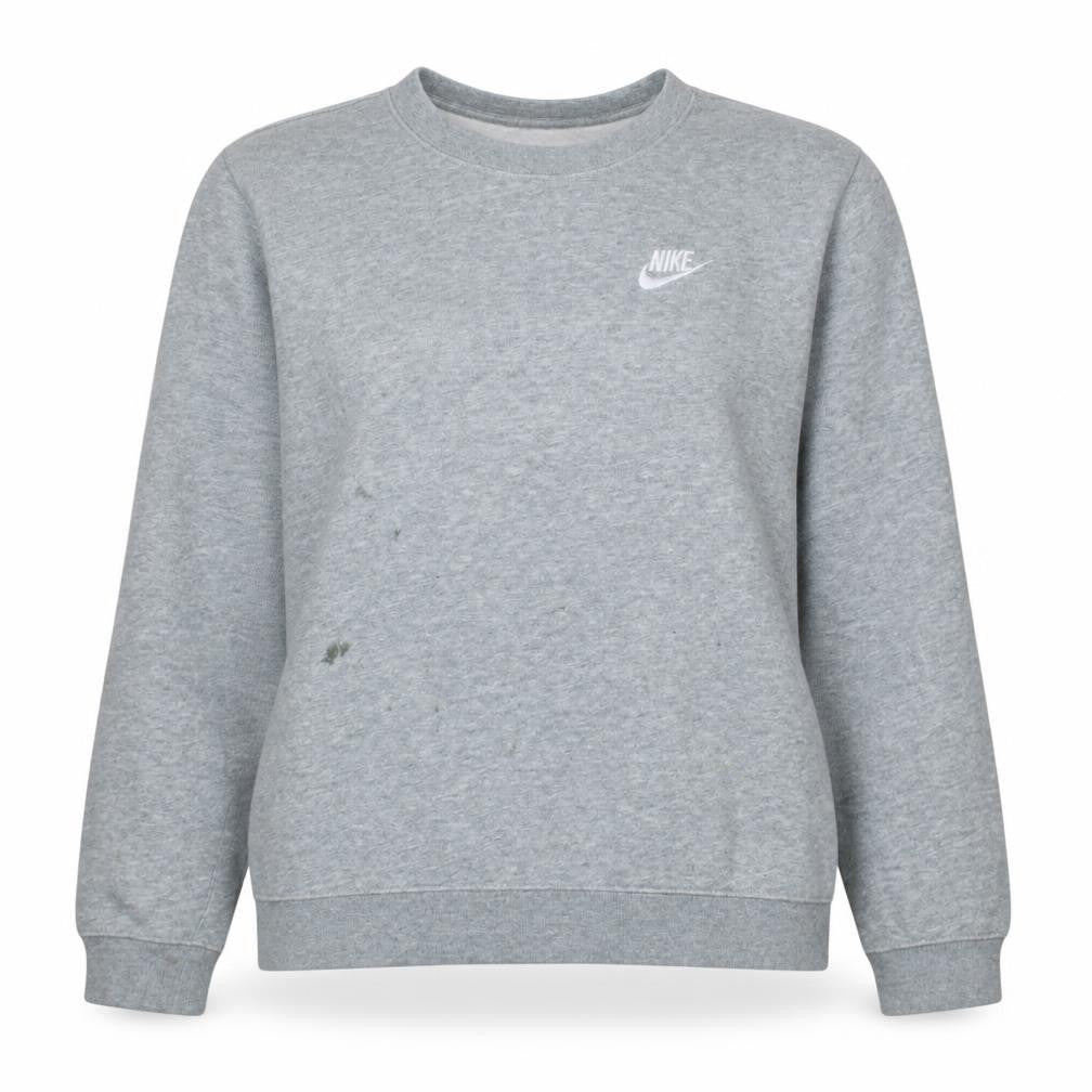 Womens UK Size M Nike Grey Pullover Sweatshirt