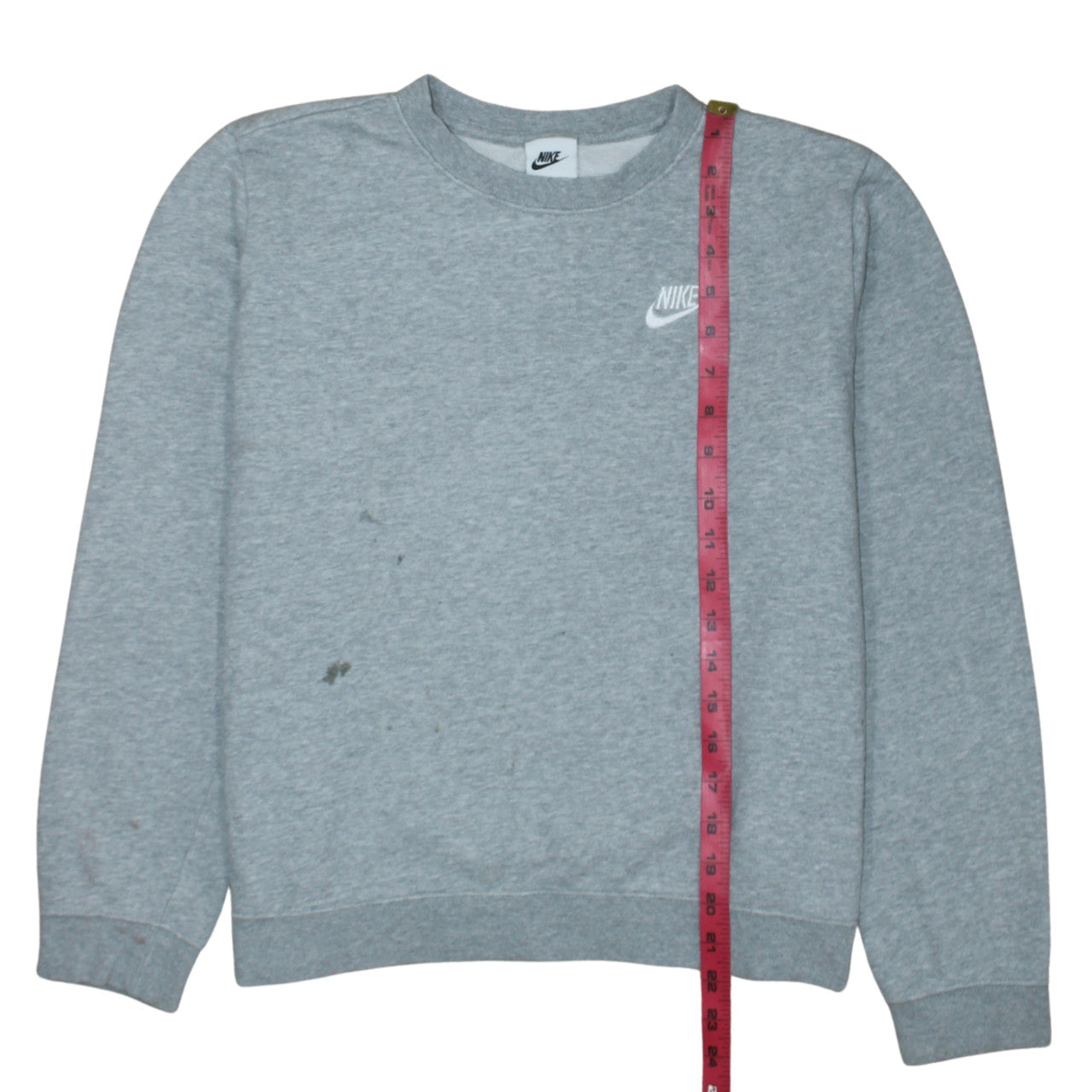 Womens UK Size M Nike Grey Pullover Sweatshirt