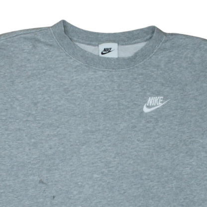 Womens UK Size M Nike Grey Pullover Sweatshirt