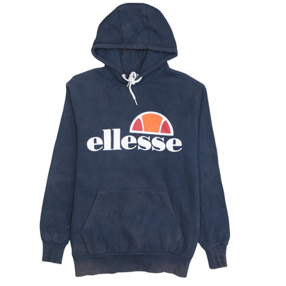 Mens UK Size M ellesse Blue Pullover Hoodie