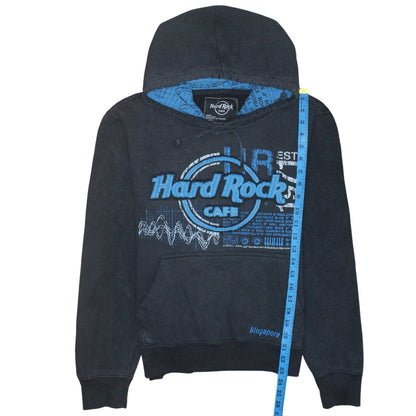 Mens UK Size M Hard Rock Cafe Black Pullover Hoodie