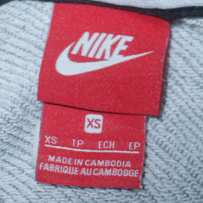 Womens UK Size XS Nike Grey Pullover Hoodie