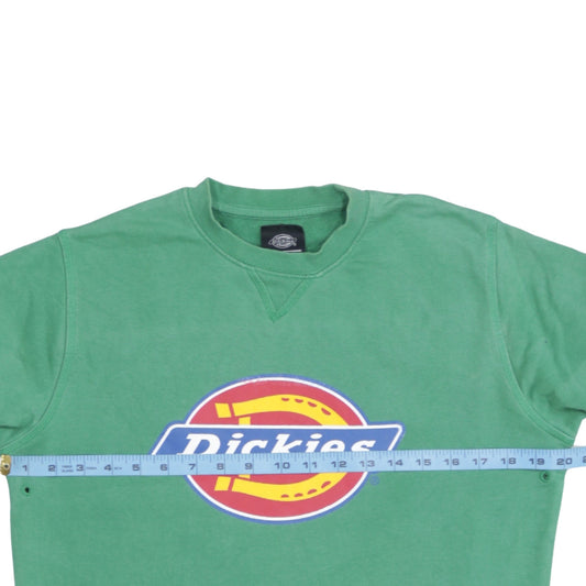 Mens UK Size M Dickies Green Pullover Sweatshirt
