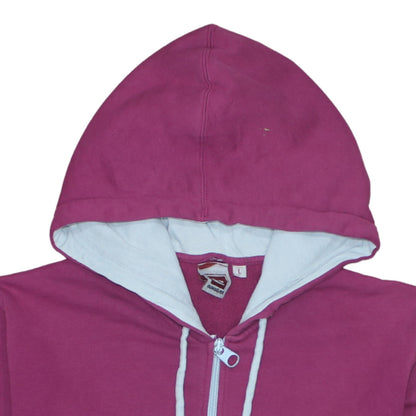 Womens UK Size L Quiksilver Purple Full Zip Hoodie