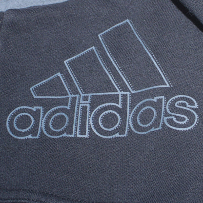 Adidas Boys Black Track Jacket 14 Years Full Zip Sports Activewear