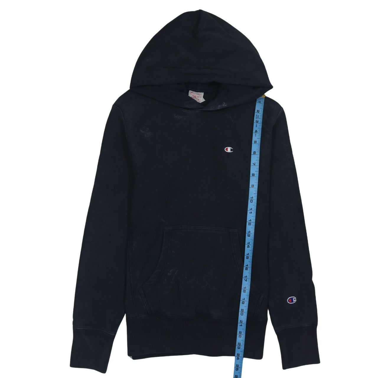 Mens UK Size M Champion Black Pullover Hoodie