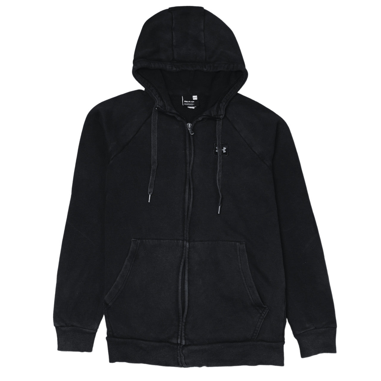 Womens UK Size S Under armour Black Full Zip Hoodie