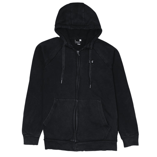 Womens UK Size S Under armour Black Full Zip Hoodie