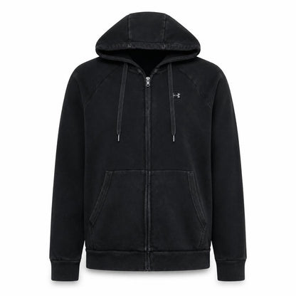 Womens UK Size S Under armour Black Full Zip Hoodie