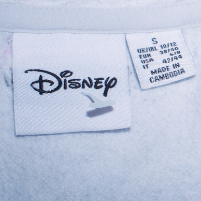 Womens UK Size S Disney Grey Pullover Hoodie