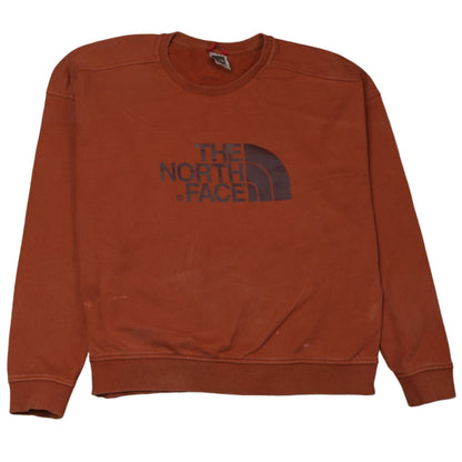 Womens UK Size M The North Face Brown Pullover Sweatshirt