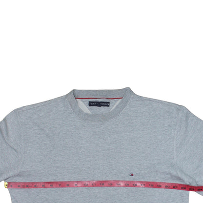 Mens UK Size M Tommy Hilfiger Grey Pullover Sweatshirt
