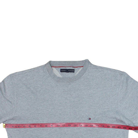 Mens UK Size M Tommy Hilfiger Grey Pullover Sweatshirt