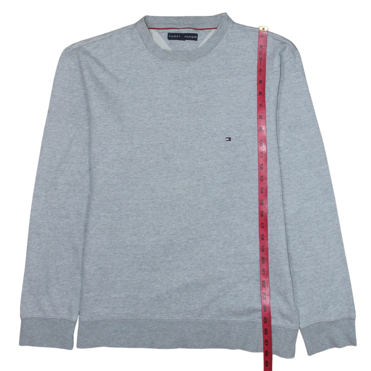 Mens UK Size M Tommy Hilfiger Grey Pullover Sweatshirt