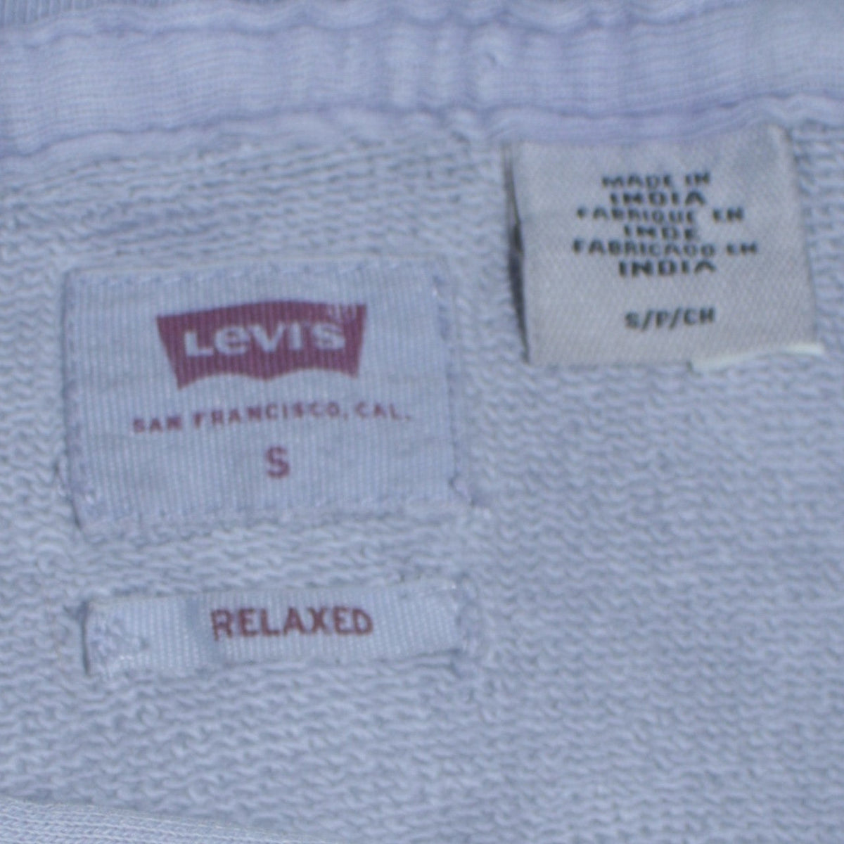 Womens UK Size S Levi's Blue Pullover Hoodie