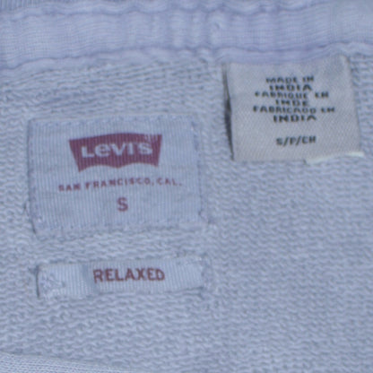 Womens UK Size S Levi's Blue Pullover Hoodie