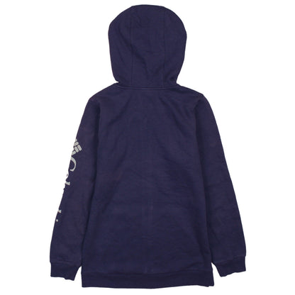 Womens UK Size S Columbia Blue Full Zip Hoodie