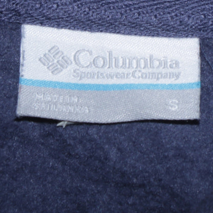 Womens UK Size S Columbia Blue Full Zip Hoodie