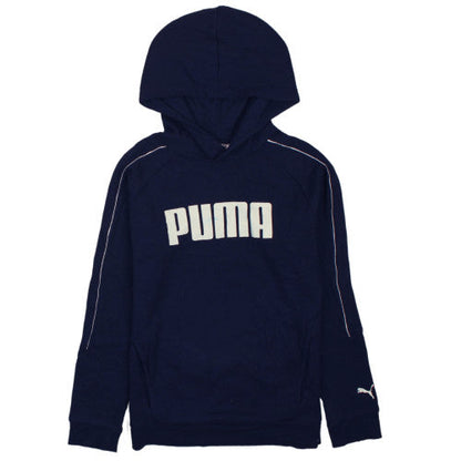 Womens UK Size 2XL PUMA Blue Pullover Hoodie