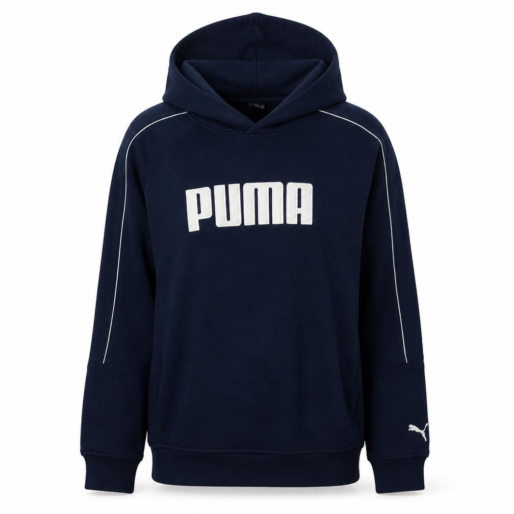 Womens UK Size 2XL PUMA Blue Pullover Hoodie