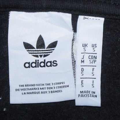Mens UK Size S adidas Black Full Zip Hoodie