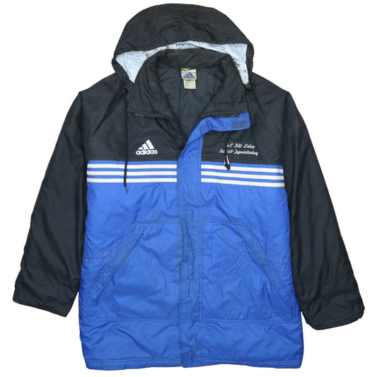 Mens UK Size XL adidas Blue Parka Coat