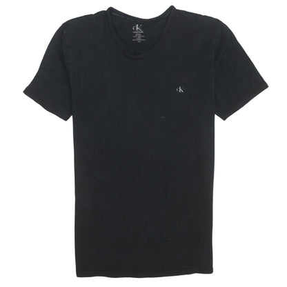 Mens UK Size S Calvin Klein Black  T-Shirt
