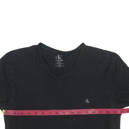 Mens UK Size S Calvin Klein Black  T-Shirt