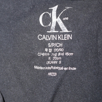 Mens UK Size S Calvin Klein Black  T-Shirt
