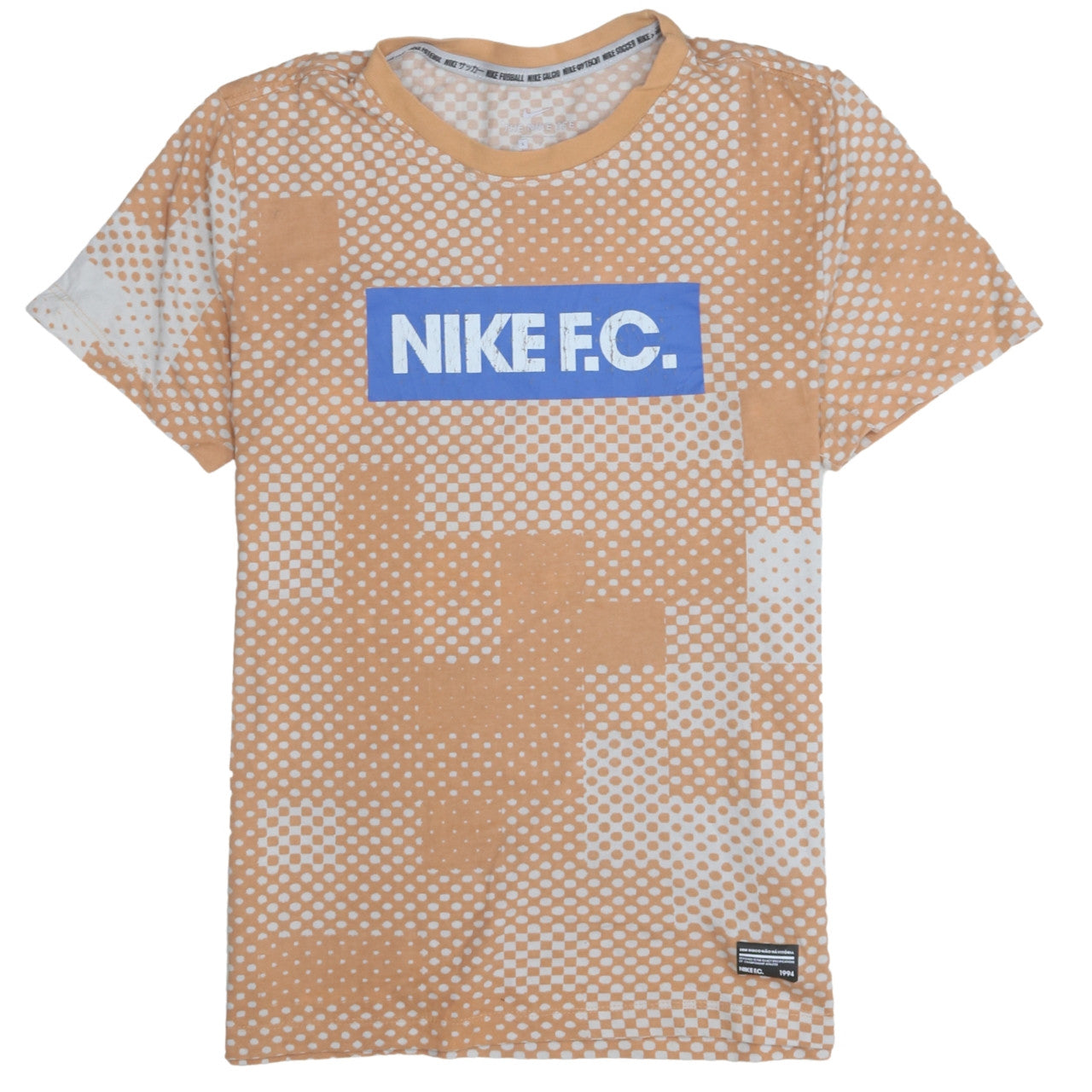 Mens UK Size S Nike Beige  T-Shirt