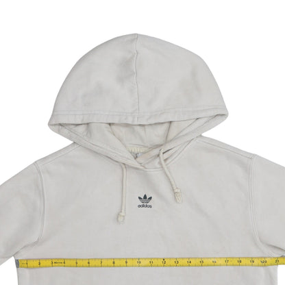 Womens UK Size S adidas Beige Pullover Hoodie