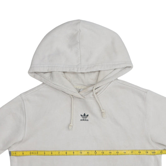 Womens UK Size S adidas Beige Pullover Hoodie