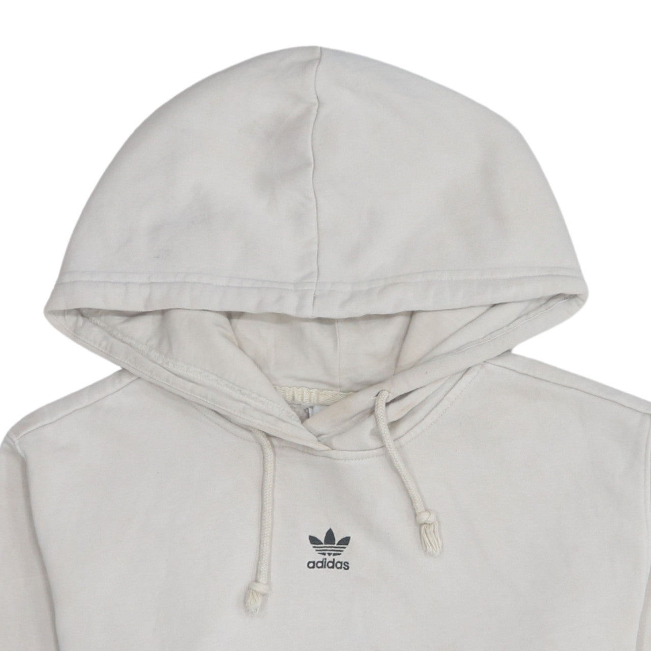 Womens UK Size S adidas Beige Pullover Hoodie