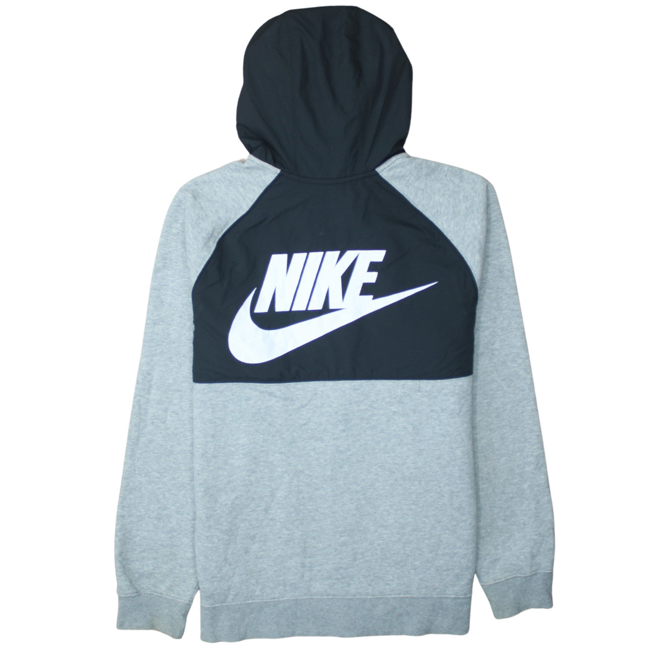 Mens UK Size M Nike Grey Full Zip Hoodie