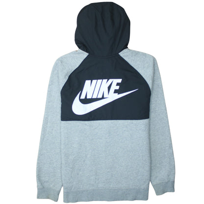 Mens UK Size M Nike Grey Full Zip Hoodie
