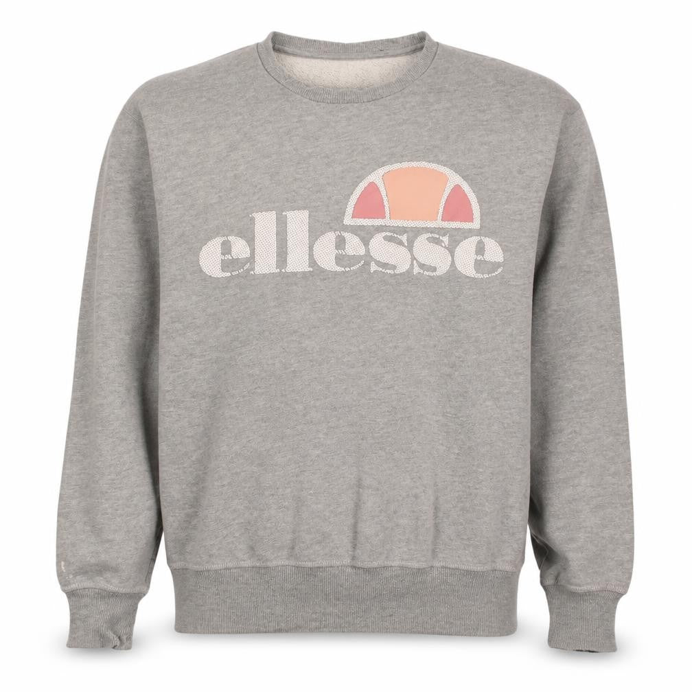 Mens UK Size M ellesse Grey Pullover Sweatshirt