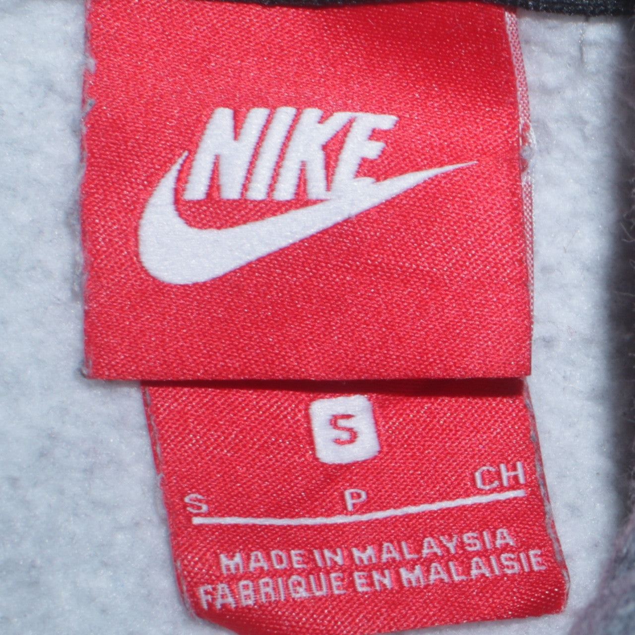 Mens UK Size S Nike Grey Pullover Hoodie
