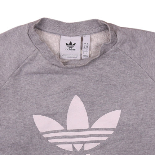 Mens UK Size S adidas Grey Pullover Sweatshirt
