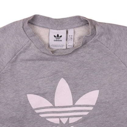 Mens UK Size S adidas Grey Pullover Sweatshirt