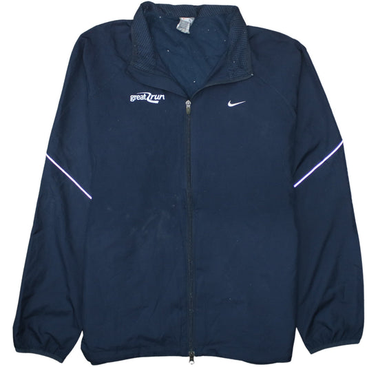 Mens UK Size XL Nike Blue Running & JoggingGym & TrainingWalking Jacket