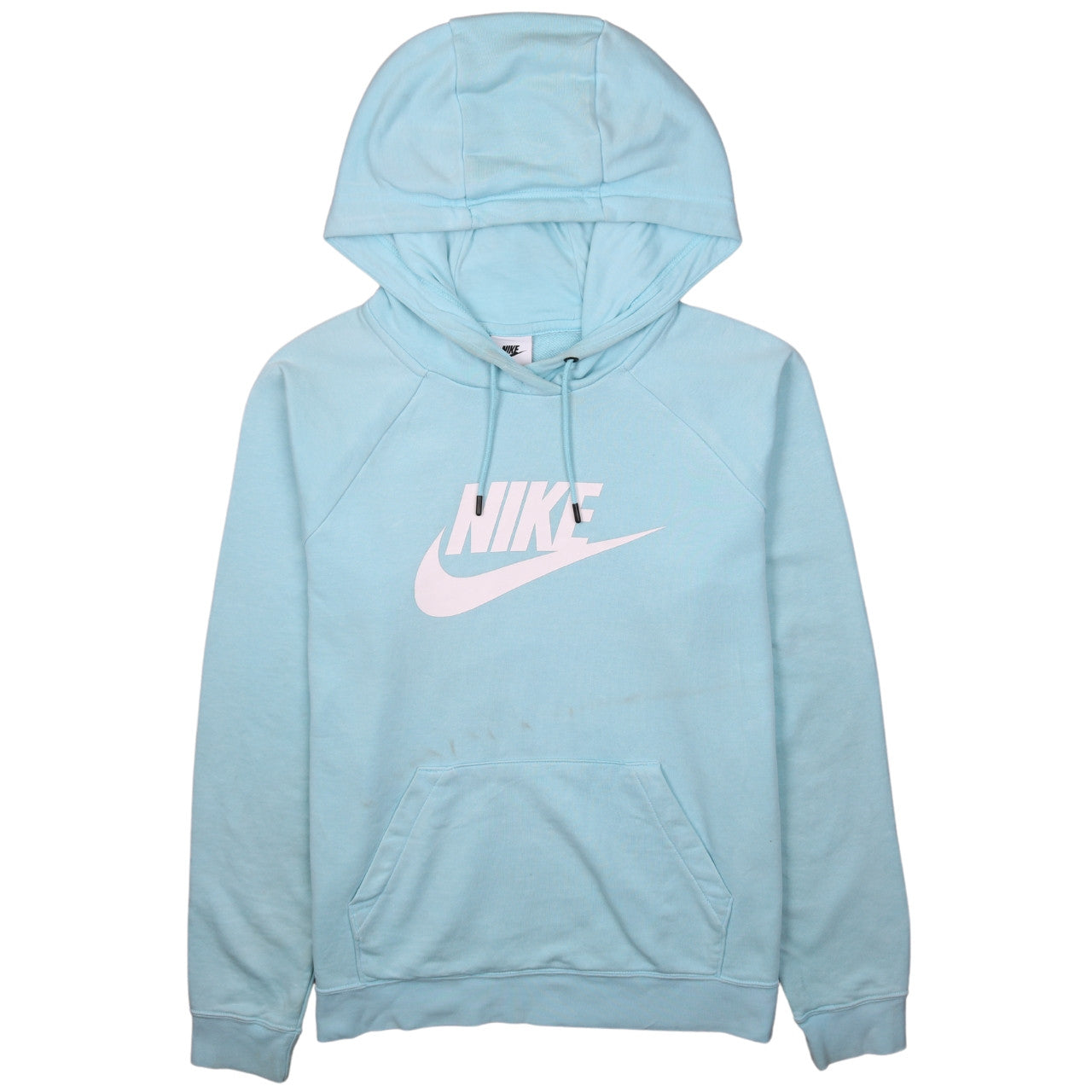 Womens UK Size M Nike Blue Pullover Hoodie