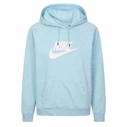 Womens UK Size M Nike Blue Pullover Hoodie
