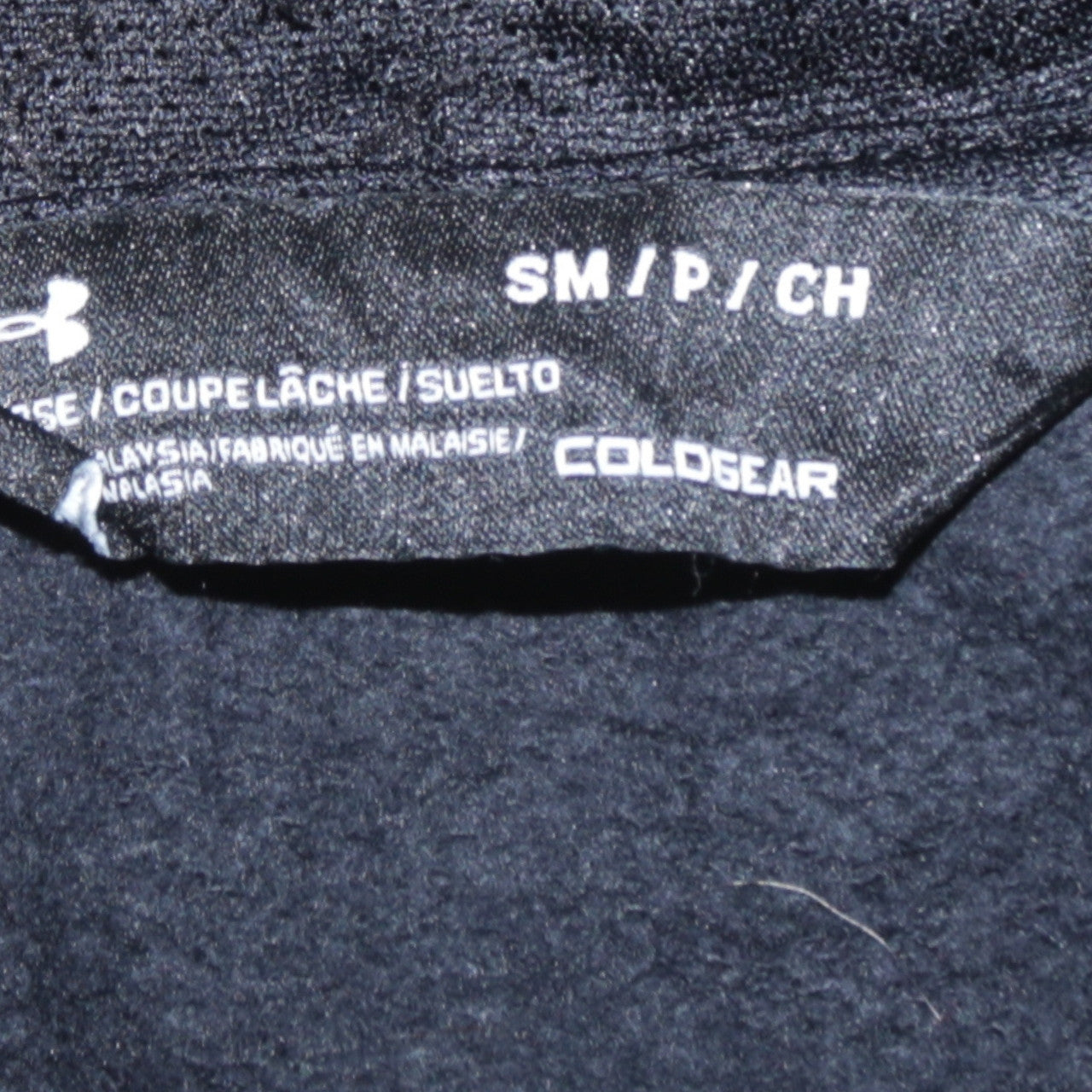 Mens UK Size S Under armour Black Pullover Hoodie